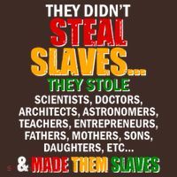 They Didnt Steal Slaves Black History Month Baby Bodysuit thumb 2