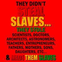 They Didnt Steal Slaves Black History Month Santa Hat thumb 1
