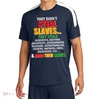 They Didnt Steal Slaves Black History Month Sport-Tek Competitor United Soccer Jersey thumb 0