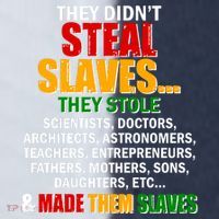 They Didnt Steal Slaves Black History Month Sport-Tek Competitor United Soccer Jersey thumb 4