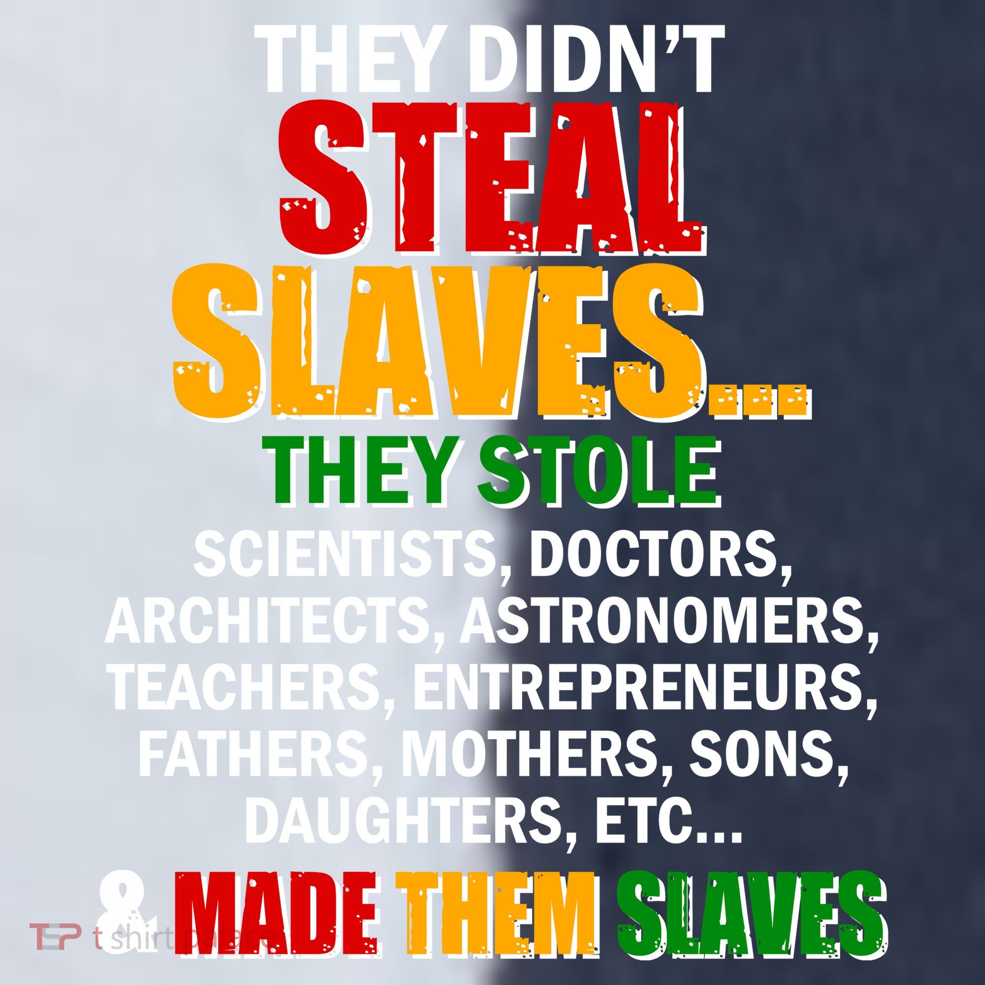 They Didnt Steal Slaves Black History Month Sport-Tek Competitor United Soccer Jersey