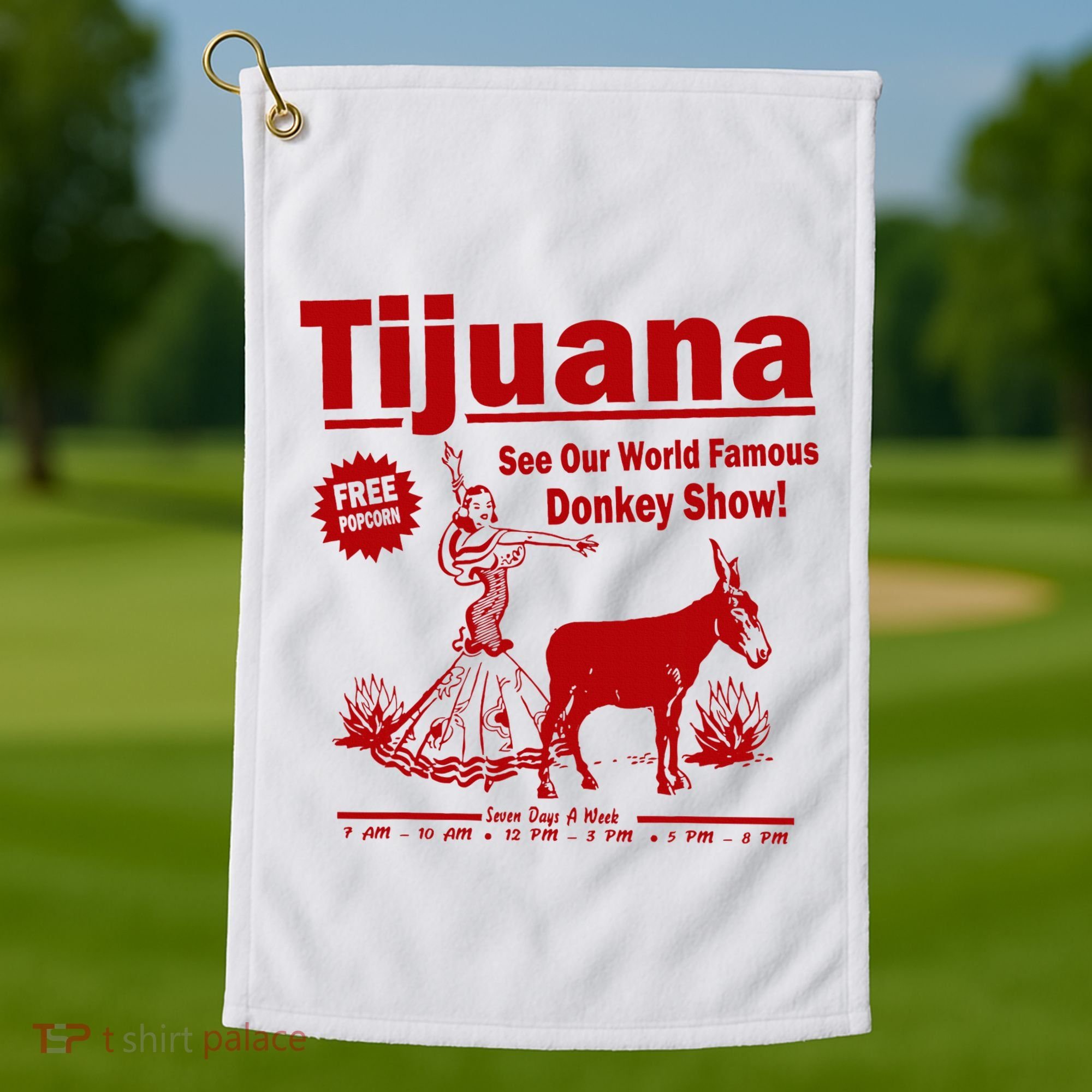 Tijuana Donkey Show Essential Golf Towel
