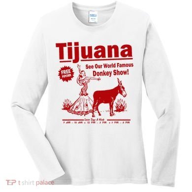 Tijuana Donkey Show Essential Women's Long Sleeve Shirt