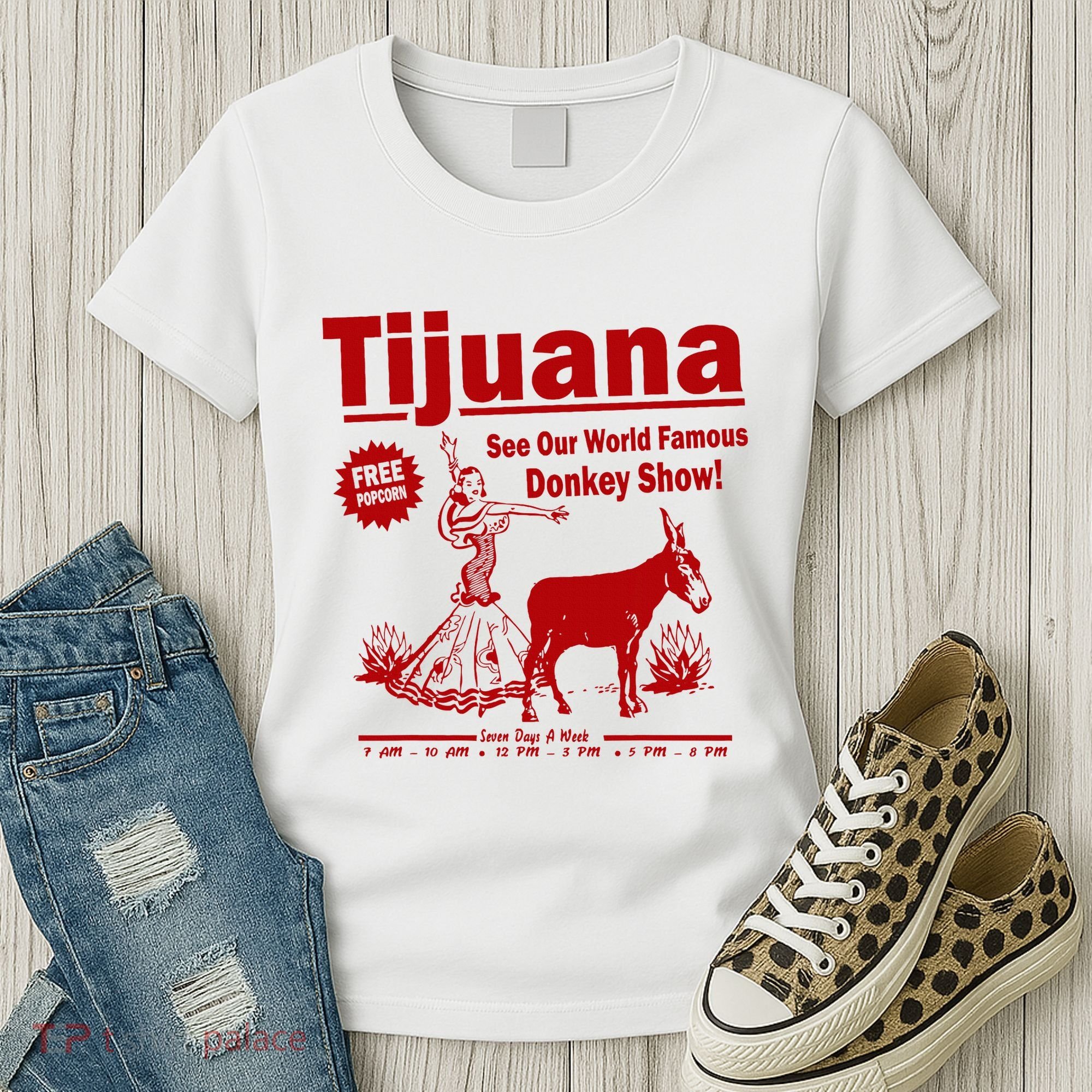 Tijuana Donkey Show Essential Women's T-Shirt