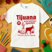 Tijuana Donkey Show Essential Kids T-Shirt thumb 3