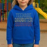 Teenage Daughter Survivor Kids Hoodie thumb 3