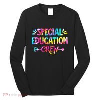 Tie Dye Special Education Crew Sped Squad Special Ed Teacher Long Sleeve Shirt thumb 0