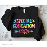 Tie Dye Special Education Crew Sped Squad Special Ed Teacher Sweatshirt thumb 2