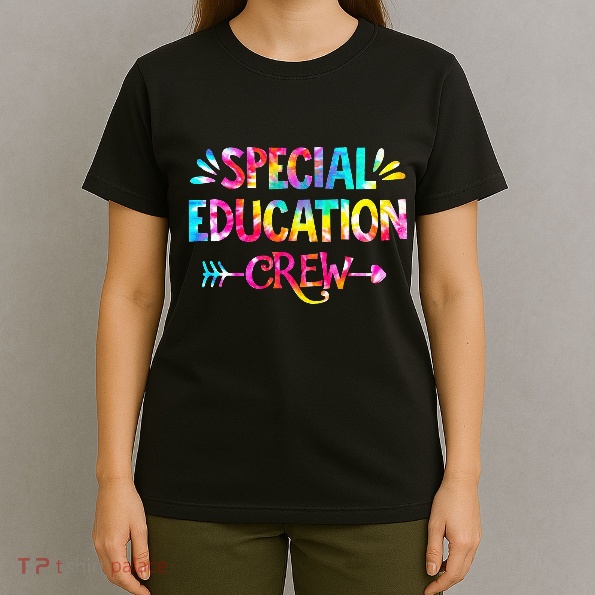 Tie Dye Special Education Crew Sped Squad Special Ed Teacher T-Shirt