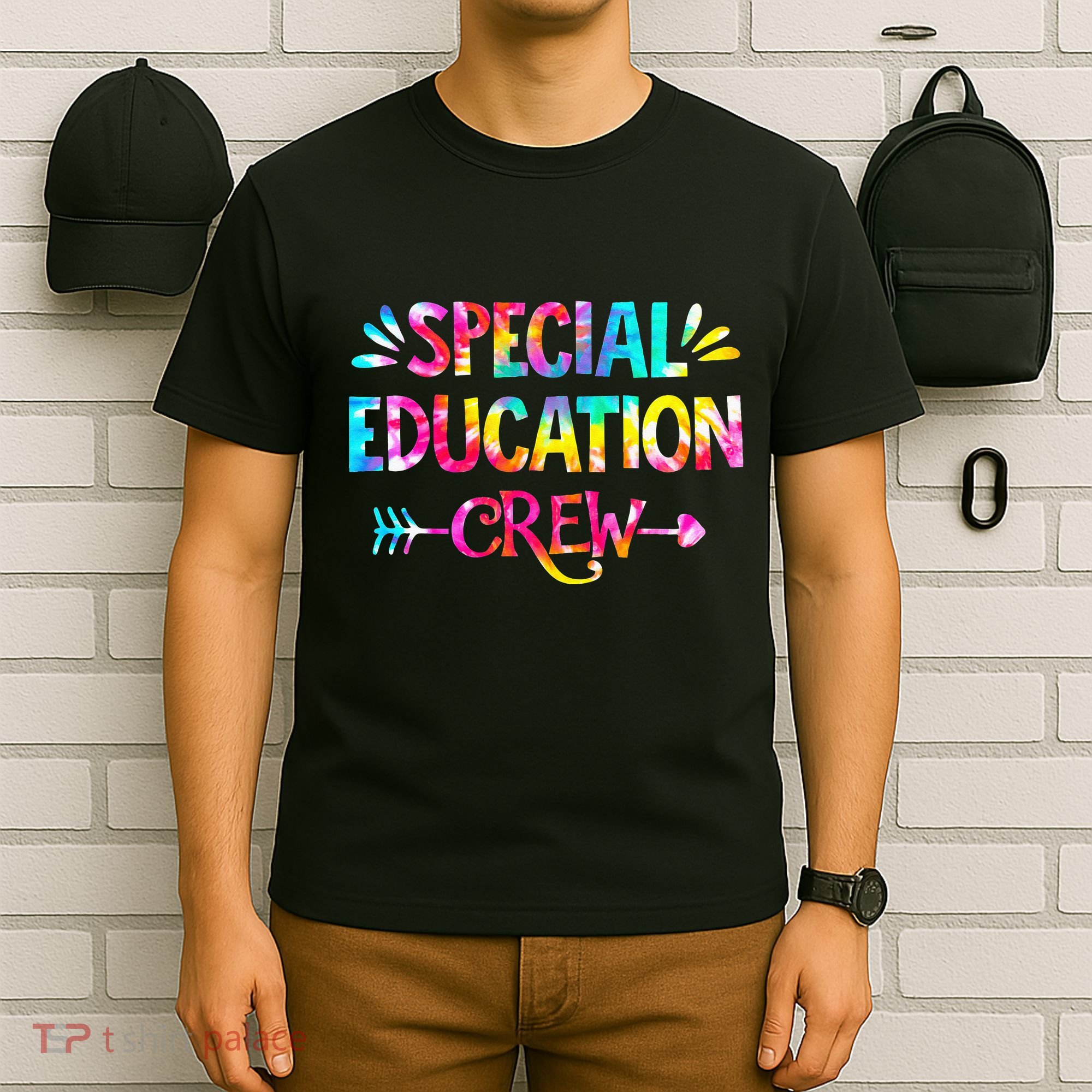 Tie Dye Special Education Crew Sped Squad Special Ed Teacher T-Shirt