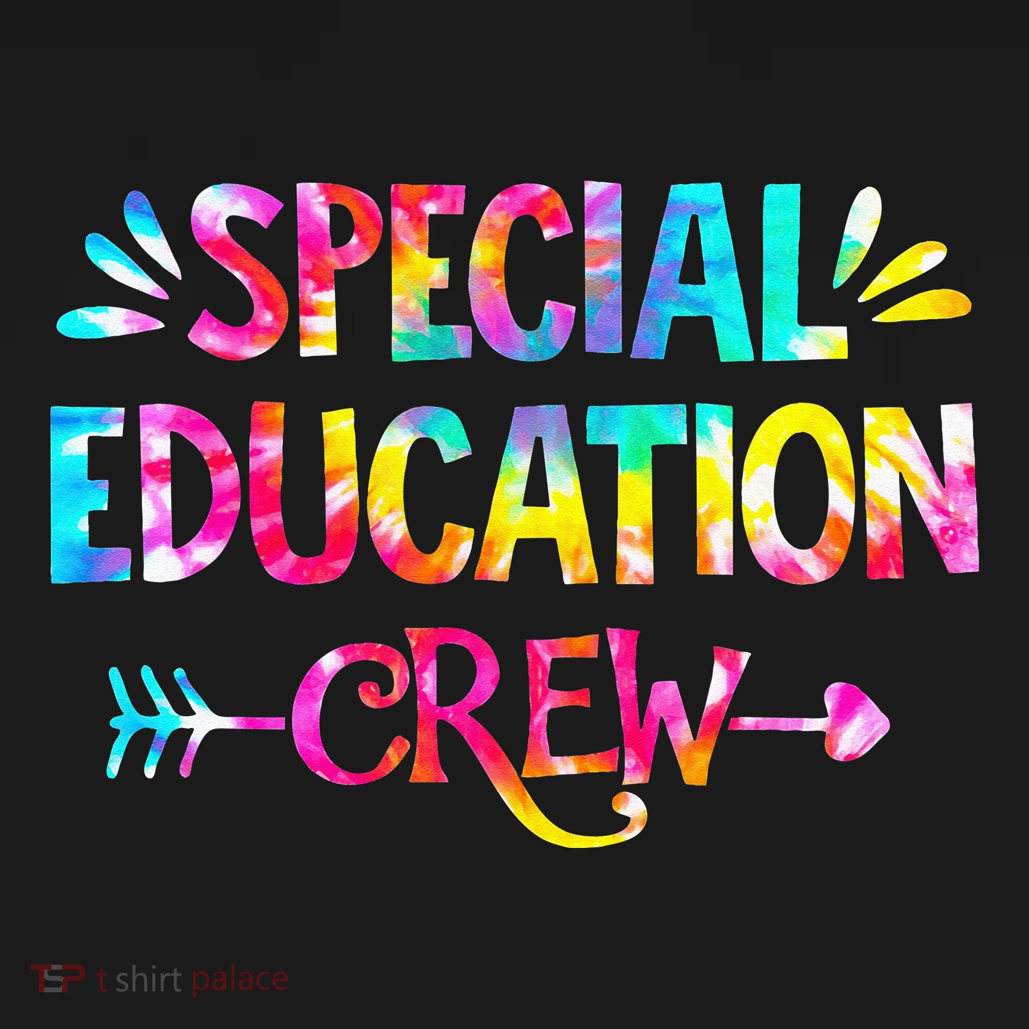Tie Dye Special Education Crew Sped Squad Special Ed Teacher Backpack