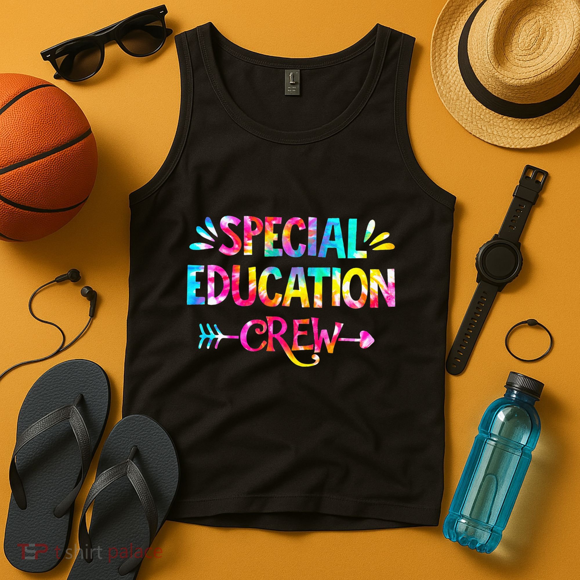 Tie Dye Special Education Crew Sped Squad Special Ed Teacher Tank Top