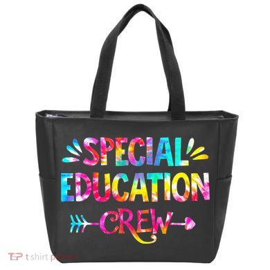 Tie Dye Special Education Crew Sped Squad Special Ed Teacher Tote Bag