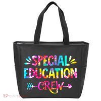 Tie Dye Special Education Crew Sped Squad Special Ed Teacher Tote Bag thumb 0