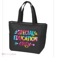 Tie Dye Special Education Crew Sped Squad Special Ed Teacher Tote Bag thumb 3