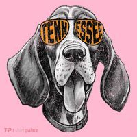 Tennessee Dog Sport Lovers Tennessee Coonhound Coaster thumb 2
