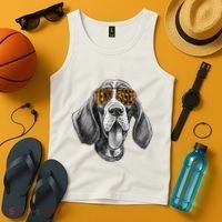 Tennessee Dog Sport Lovers Tennessee Coonhound Tank Top thumb 4