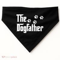 The Dogfather Shirt Dad Fathers Day Gift Dog Lover USA-Made Doggie Bandana thumb 0