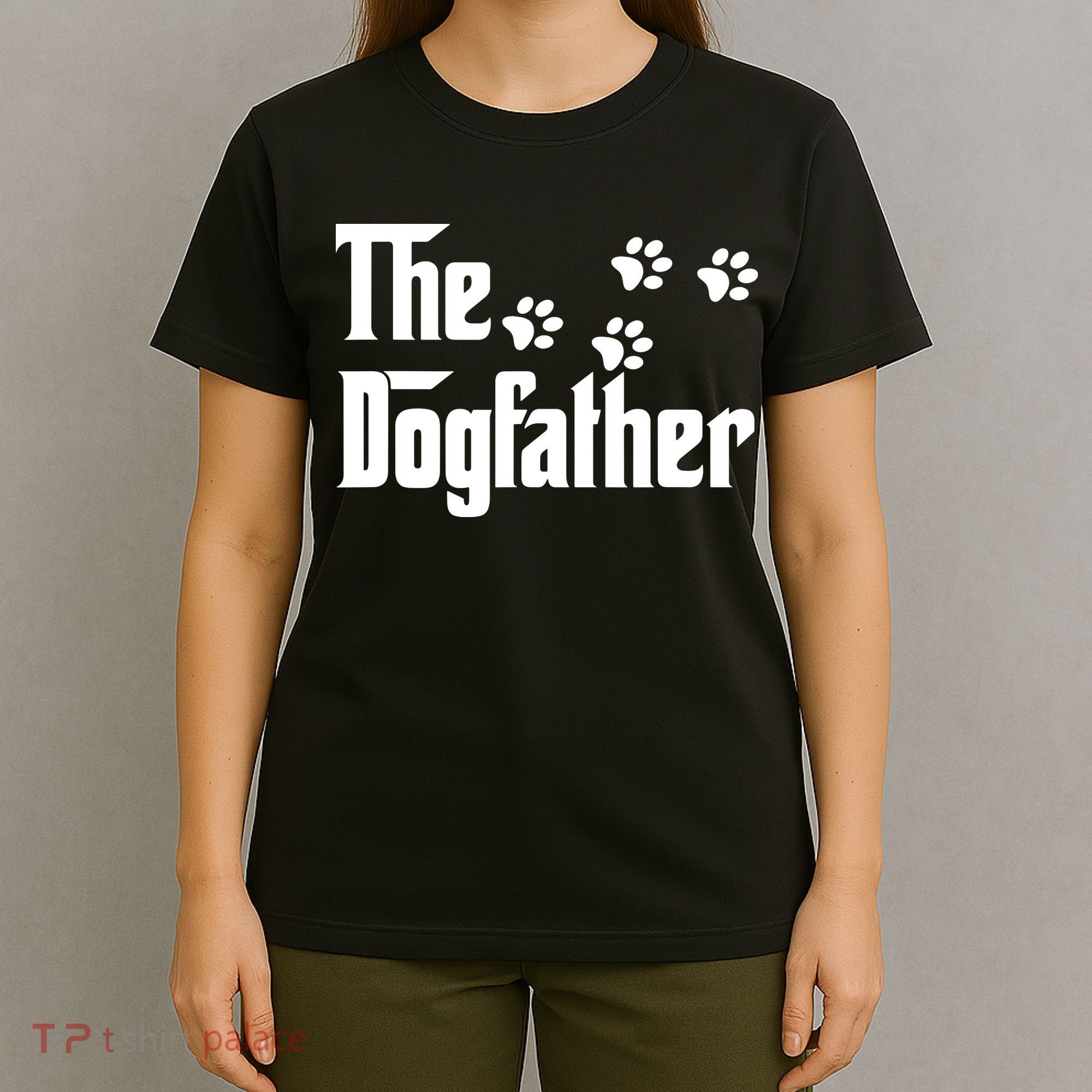 The Dogfather Shirt Dad Fathers Day Gift Dog Lover T-Shirt