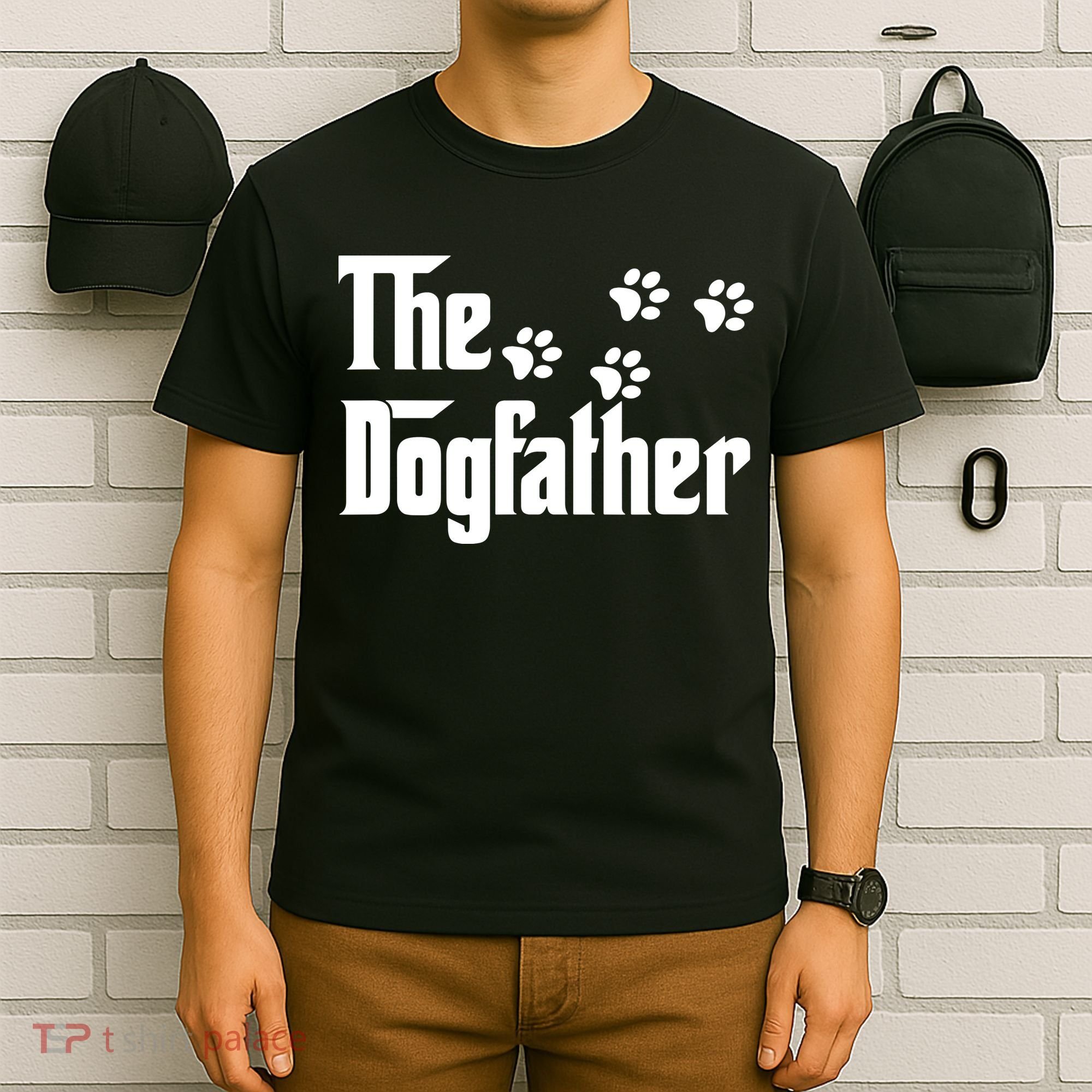 The Dogfather Shirt Dad Fathers Day Gift Dog Lover T-Shirt