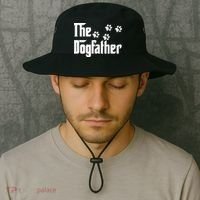 The Dogfather Shirt Dad Fathers Day Gift Dog Lover Bucket Hat thumb 2