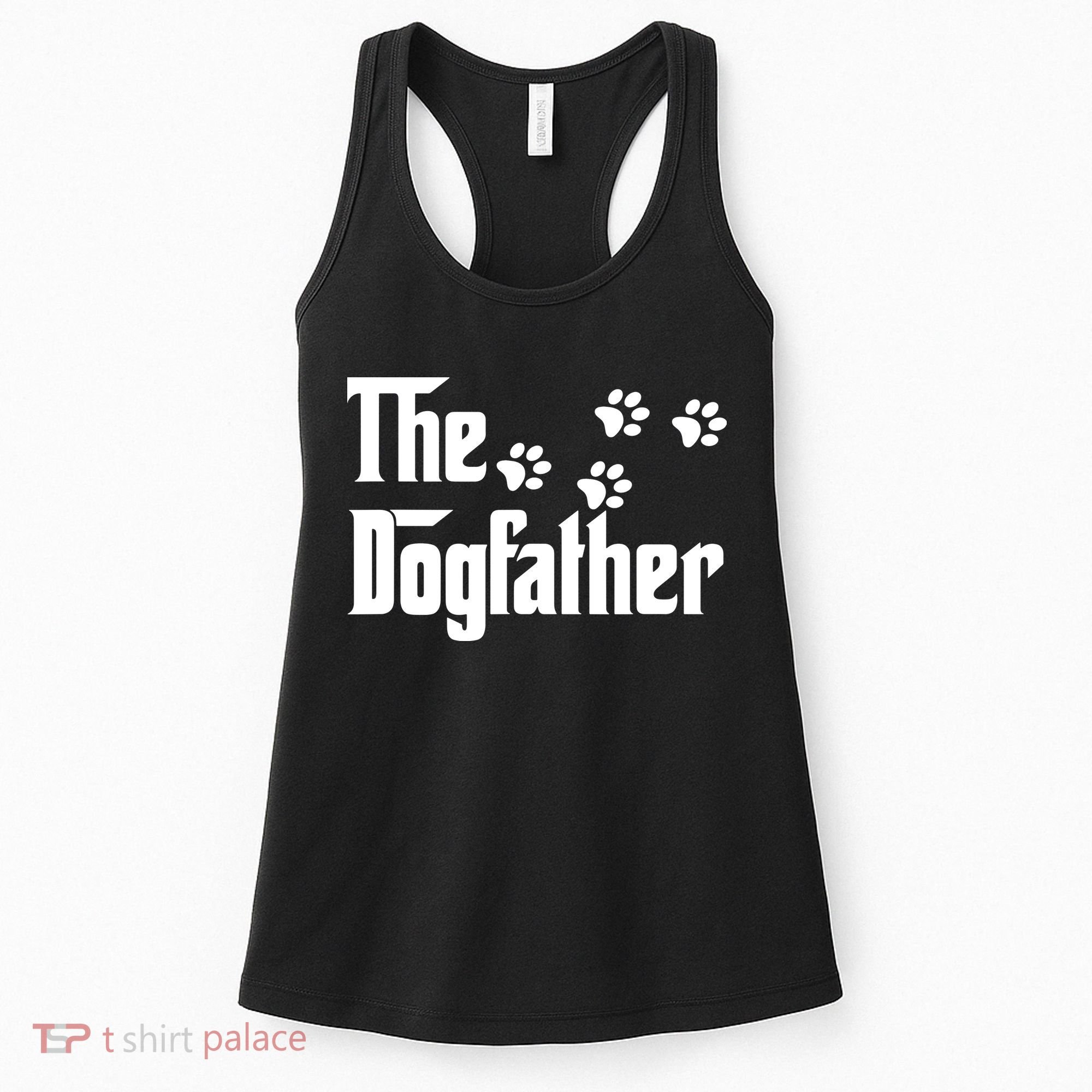 The Dogfather Shirt Dad Fathers Day Gift Dog Lover Women's Tank Top