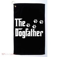 The Dogfather Shirt Dad Fathers Day Gift Dog Lover Golf Towel thumb 0