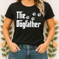 The Dogfather Shirt Dad Fathers Day Gift Dog Lover Women's T-Shirt thumb 2