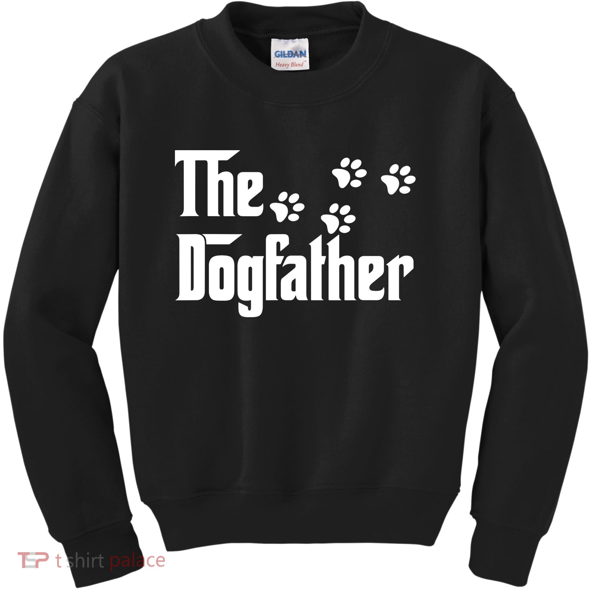 The Dogfather Shirt Dad Fathers Day Gift Dog Lover Kids Sweatshirt