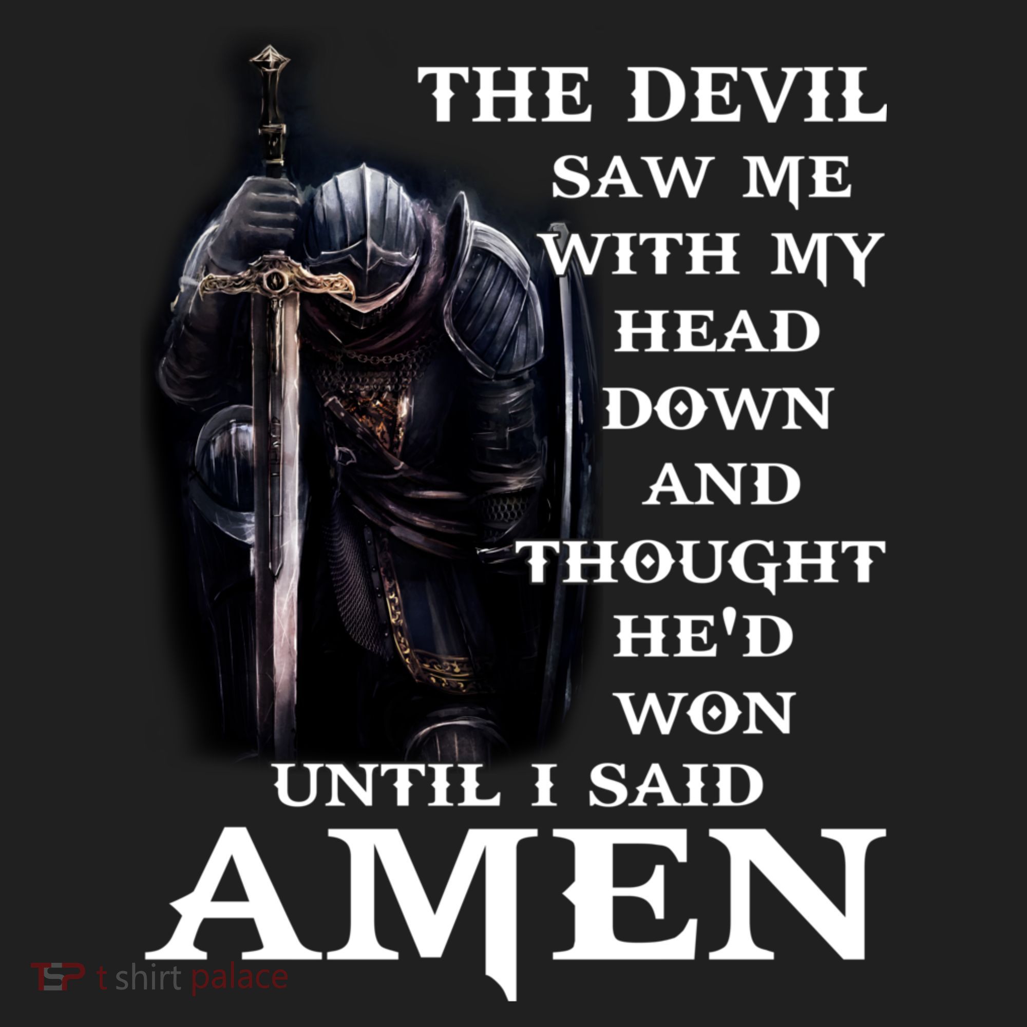 The Devil Saw Me With My Head Down And Thought He'd Won Until I Said Amen Women's Sweatshirt