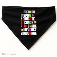 Teachers Day Sayings USA-Made Doggie Bandana thumb 0