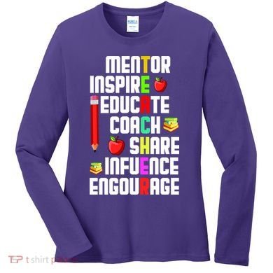 Teachers Day Sayings Women's Long Sleeve Shirt