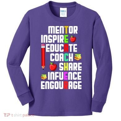 Teachers Day Sayings Kids Long Sleeve Shirt