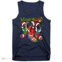 Three Dutch Shepherds In Christmas Socks Tank Top thumb 0