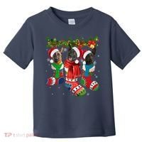 Three Dutch Shepherds In Christmas Socks Toddler T-Shirt thumb 0