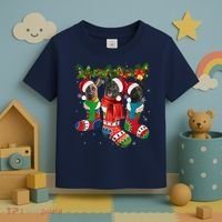 Three Dutch Shepherds In Christmas Socks Toddler T-Shirt thumb 3
