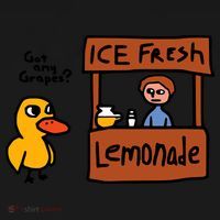 The Duck Song Got Any Grapes Funny Meme Coaster thumb 2