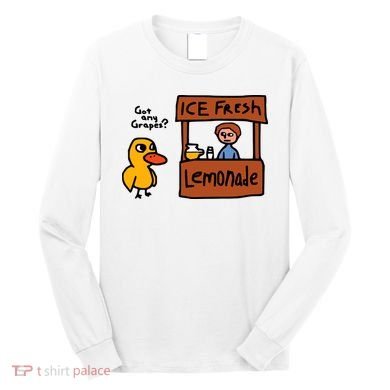 The Duck Song Got Any Grapes Funny Meme Long Sleeve Shirt