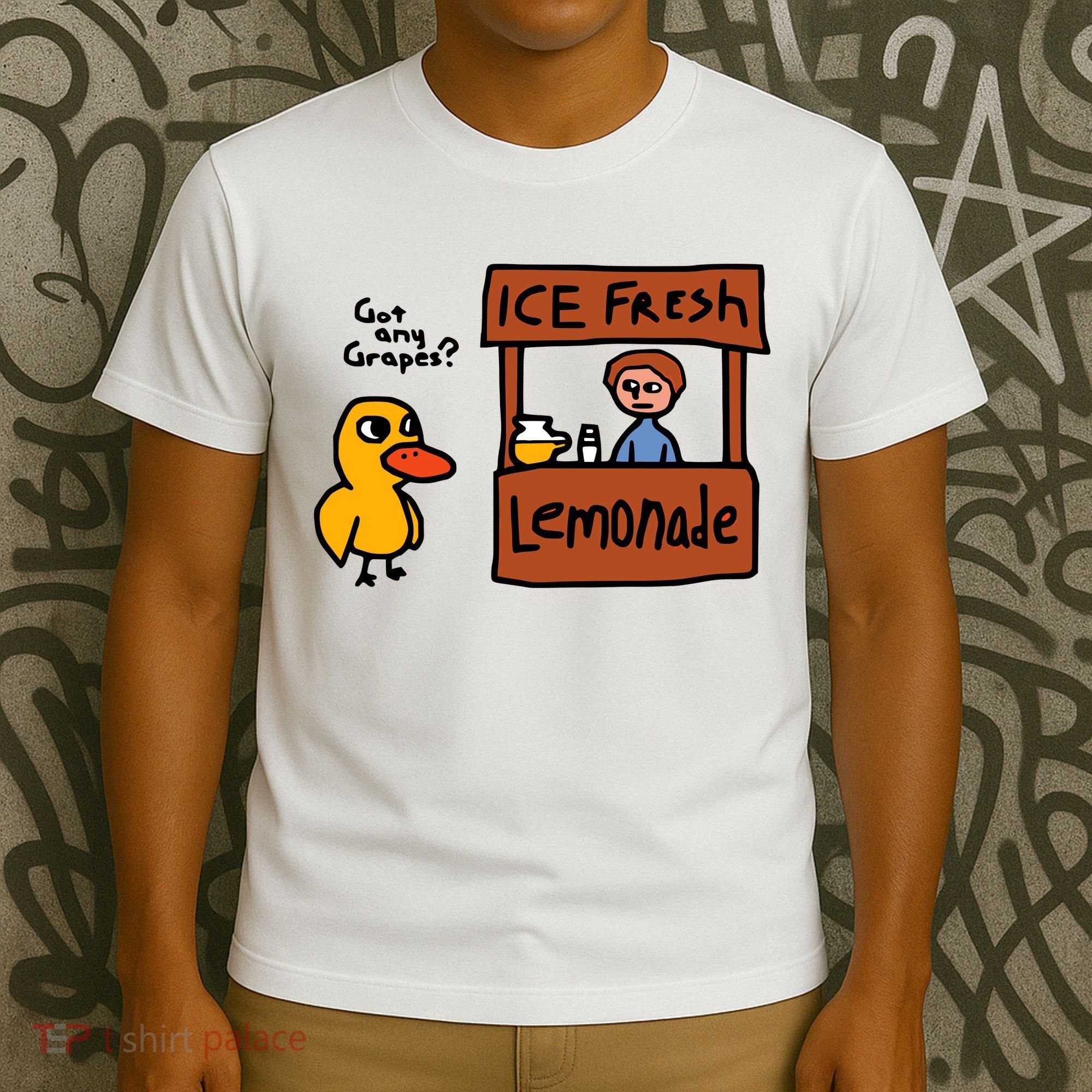The Duck Song Got Any Grapes Funny Meme T-Shirt