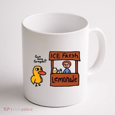 The Duck Song Got Any Grapes Funny Meme Coffee Mug back