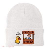 The Duck Song Got Any Grapes Funny Meme Beanie thumb 0