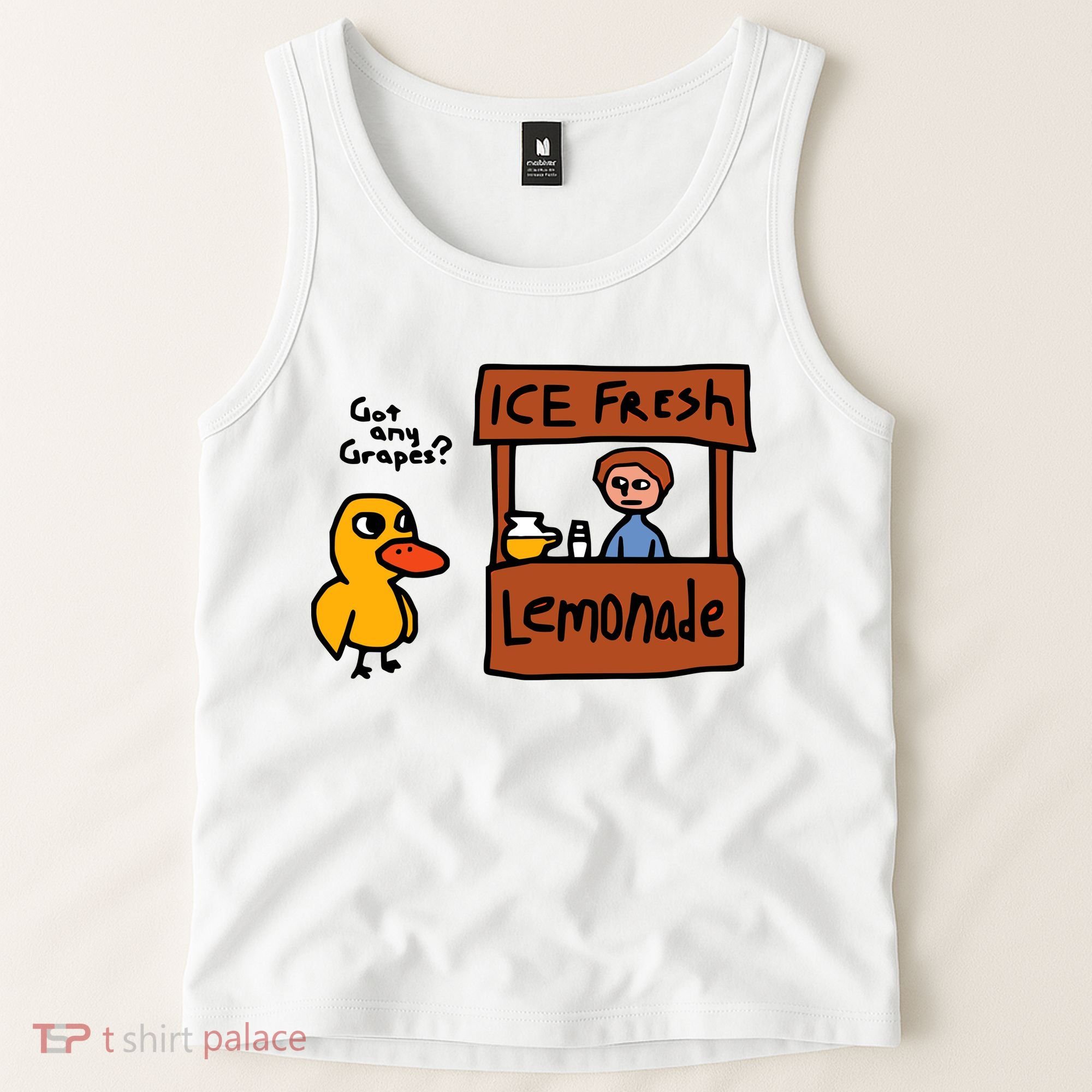 The Duck Song Got Any Grapes Funny Meme Tank Top
