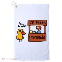 The Duck Song Got Any Grapes Funny Meme Golf Towel thumb 0