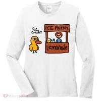 The Duck Song Got Any Grapes Funny Meme Women's Long Sleeve Shirt thumb 0