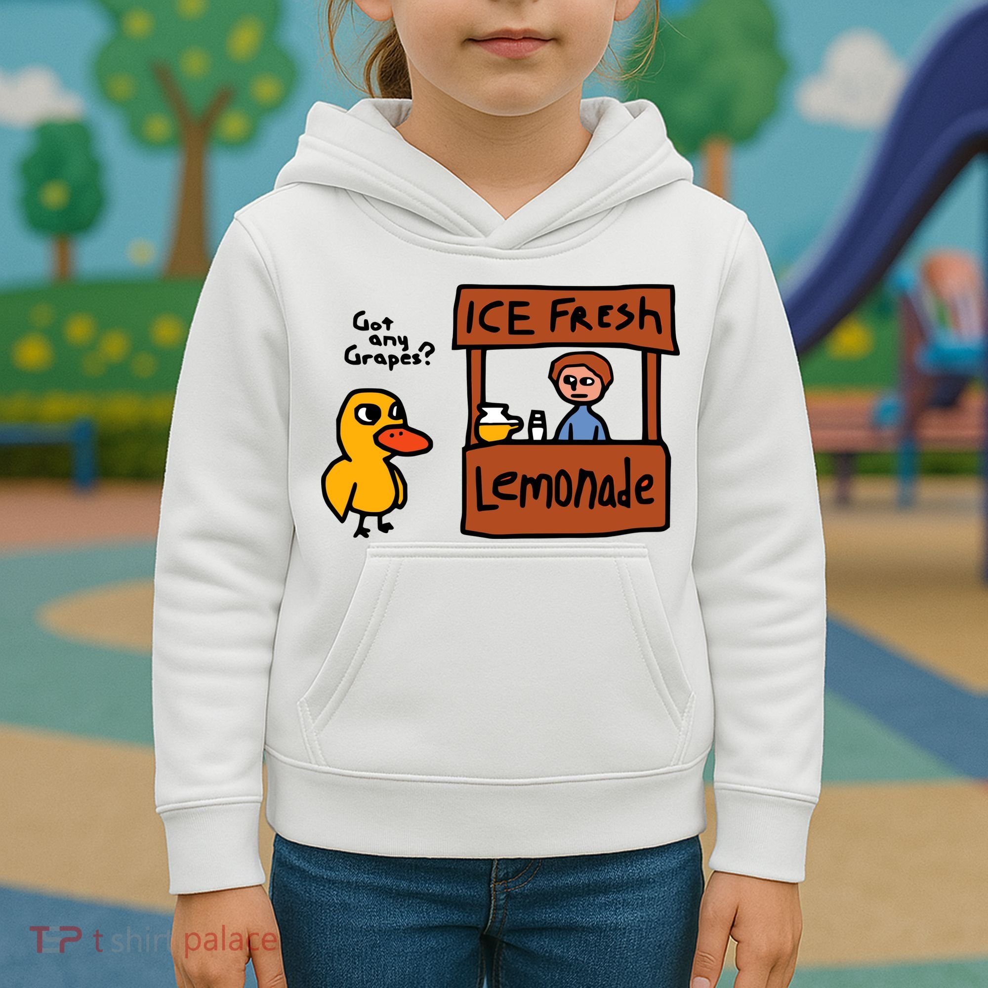 The Duck Song Got Any Grapes Funny Meme Kids Hoodie