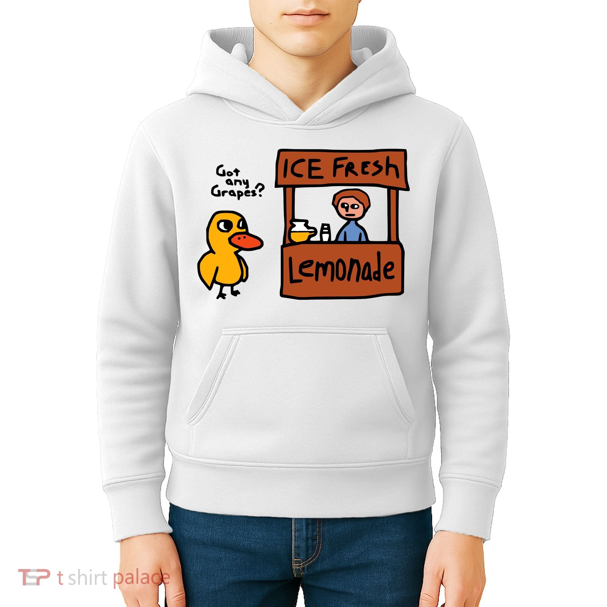 The Duck Song Got Any Grapes Funny Meme Kids Hoodie