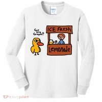The Duck Song Got Any Grapes Funny Meme Kids Long Sleeve Shirt thumb 0