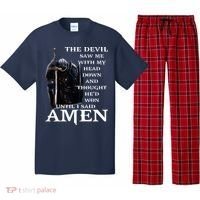 The Devil Saw Me With My Head Down And Thought Hed Won Pajama Set thumb 0