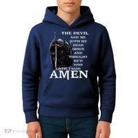 The Devil Saw Me With My Head Down And Thought Hed Won Kids Hoodie thumb 4