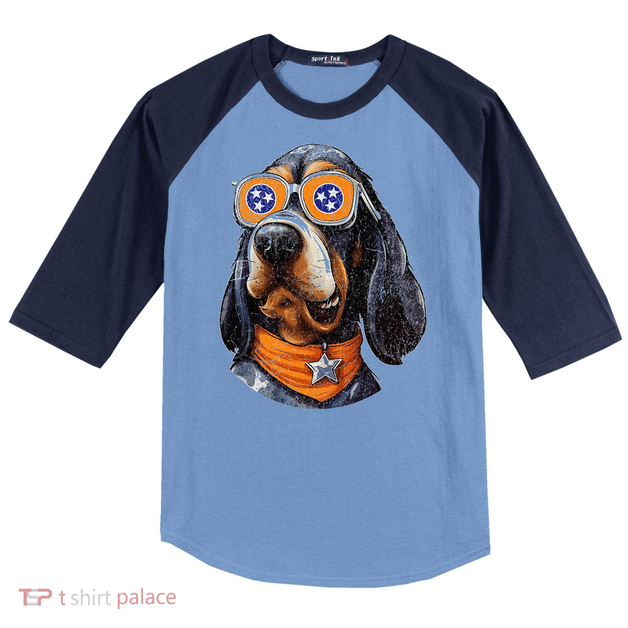 Tennessee Dog Sport Lovers Tennessee Coonhound Fan Raglan Baseball Sleeve Shirt